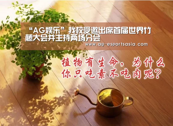 “AG娱乐”我校受邀出席首届世界竹藤大会并主持两场分会(图3) AG电竞