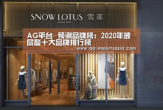 AG平台-预测品牌榜:2020年玻尿酸十大品牌排行榜(图1) AG平台